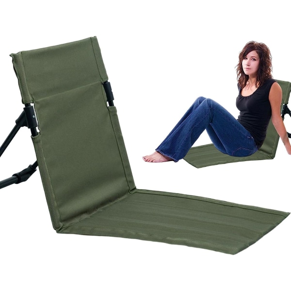 Folding Beach Chair, Outdoor Folding Beach Chair, Travel Chair, Support Cushion Beach Lounger Backrest, Suitable for Camping