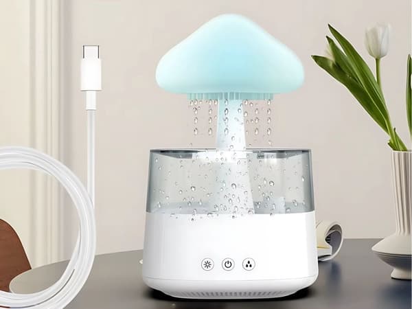 Luftfugter LED - Aromadiffuser med fjernbetjening