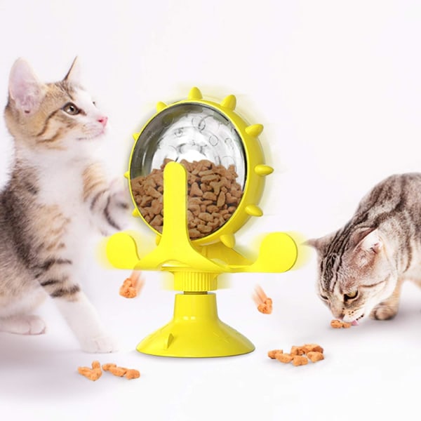 Kattleksaker Pet Slow Feeder Leksaker Pengar pariserhjul Matdistribution Husdjursleksaker Katter och hundar