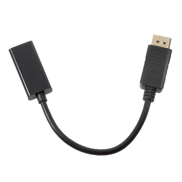 DisplayPort DP Han til HDMI Hun Adapter Konverter til HP/DELL Laptop PC