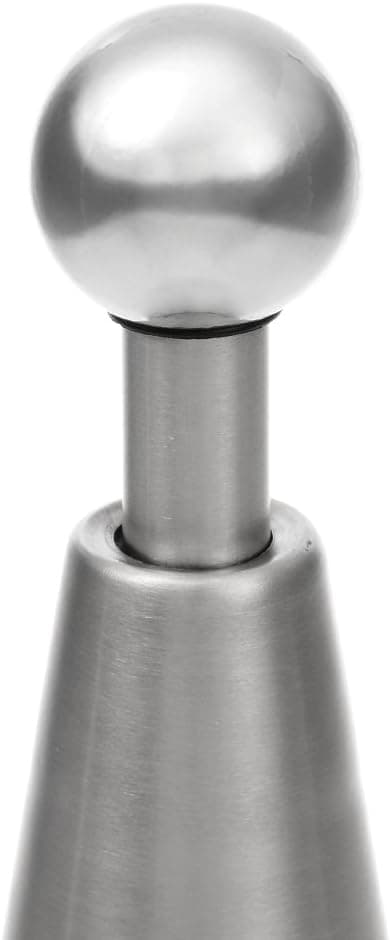 Rostfritt stål modernt mjukt spänne magnetiskt dörrstopp, borstad satin nickel, väggmontering