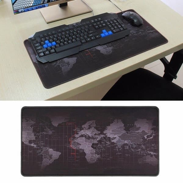 Musematte Stor - Gaming - 60x30cm - Verdenskart