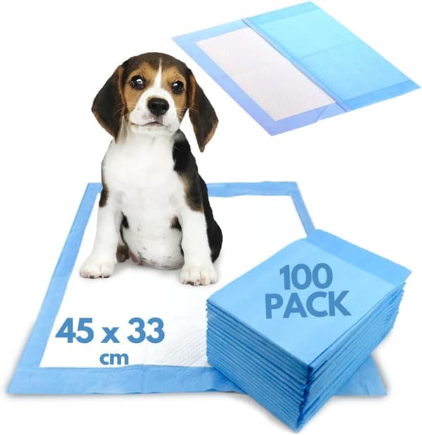 Rabatt Selger Små Valpeputer (100 Pakning), 45x33cm Engangs Hundetreningsputer, Svært Absorberende