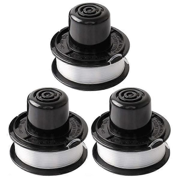 3 stk. RS-136-BKP trådspoler kompatible for Black & Decker gressklipper reservedeler