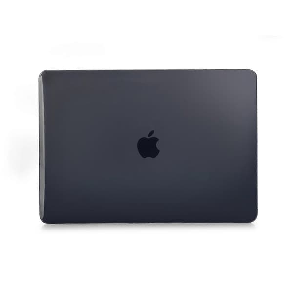 Krystalklar PC-etui til for- og bagside til Macbook Pro 15,4-tommer 2016 med Touch Bar (A1707) - Sort