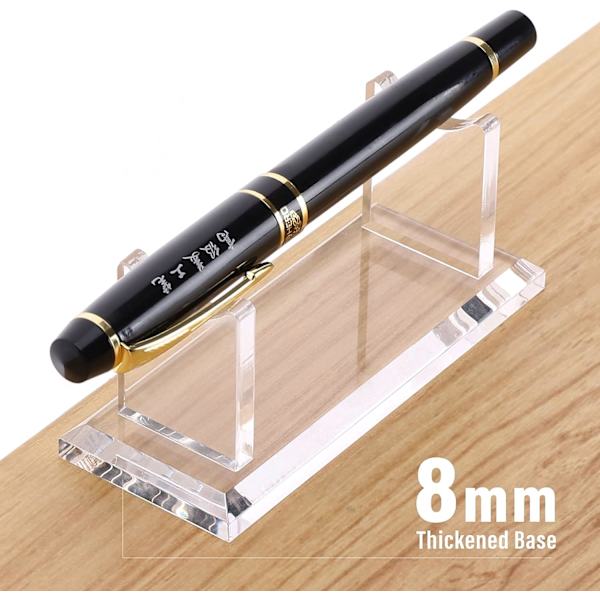 Akrylpennhållare Displayställ, Butik Fontänpenna Penna Makeup Borste Ställ, Kulspetspenna Showholder, Pensel Torkställ Organizer Skrivbord, För Hemmet