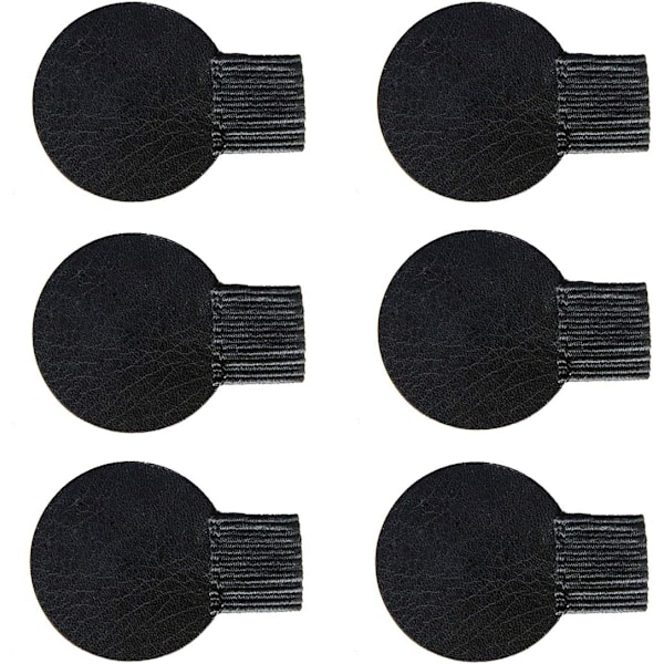 Pen Holder，6 Pack Rund Form Pen Loop Holder，Sort