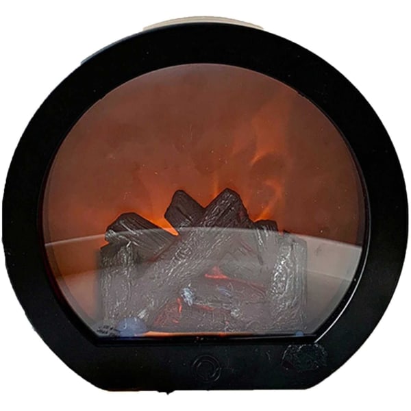 Fireplace Decorative Lantern, Fireplace Light Led Simulate Log Fire Effect, Touch Switch and Usb Powered