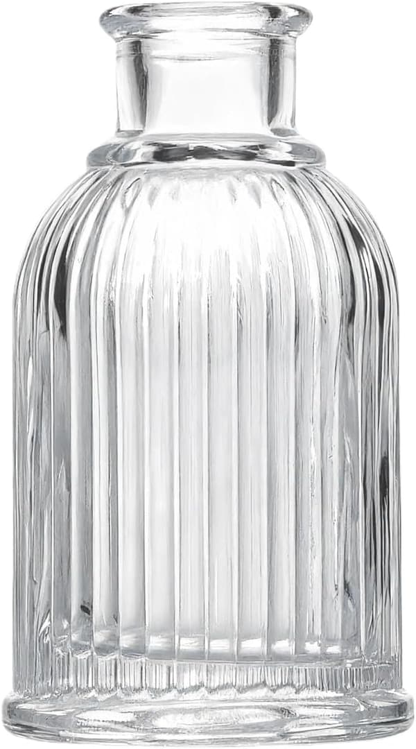 100 ml/3,4 oz tomme klare glasdiffuserflasker runde aromaterapidiffusere krukke parfume tilbehør