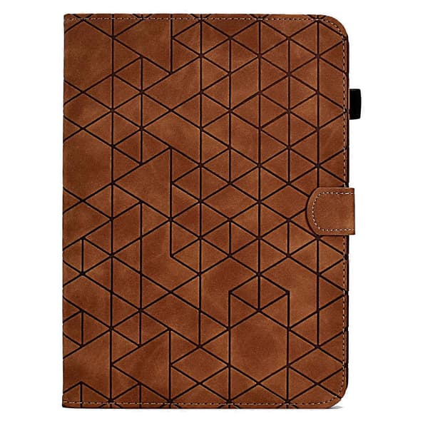 A9 Etui til Amazon Fire HD 10 (2023) med kortlommer, stativ og rombeformet læder tabletcover