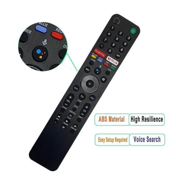 RMF-TX500U Plastfjernkontroll for Sony TV med stemmefunksjon