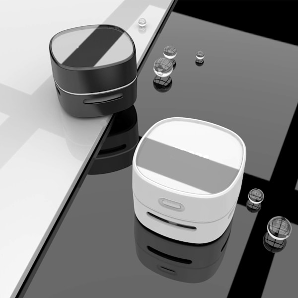 Mini bordstøvsuger til skrivebord - Energibesparende, 360° roterende design