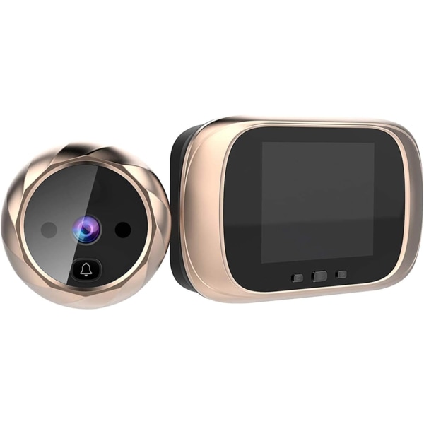 Digital dørovervågning - 2,8'' - LCD skærm - Nattesyn - Digital dørovervågning Guld
