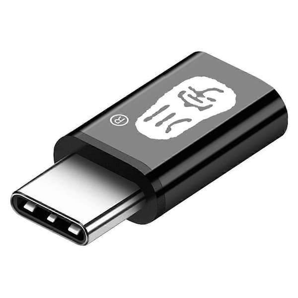 KAWAU L209 Mini Størrelse Micro USB til Type C Adapter Laptop Datamaskin Konverteringskontakt