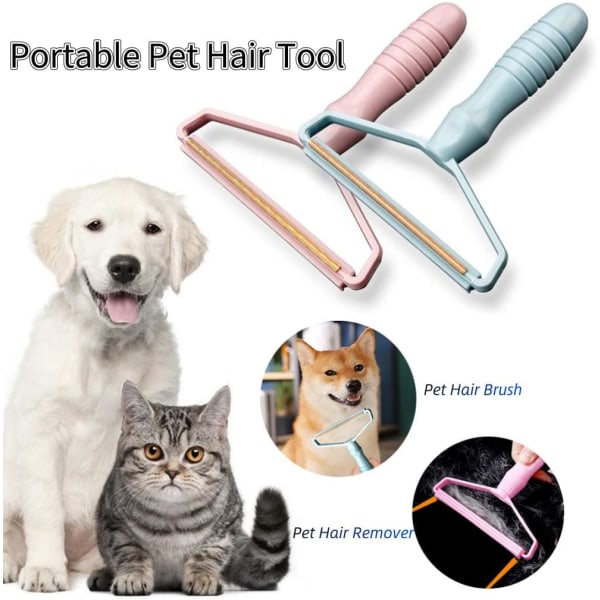 Bärbar tygrakapparat, klädborttagningsmedel, manuell luddborste, reseborste, verktyg för att ta bort hårstrån för husdjur