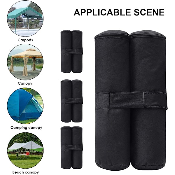 4-pack Gazebo Sandvikter, Tung vikt, Industriell kvalitet, Tung vikt, Benvikter, Benvikter, Solskyddstält, Solskydd