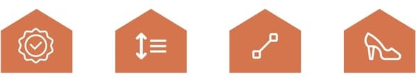 Innlegg for hæler beige