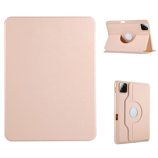 Til Xiaomi Pad 7 Pro/Pad 7 Etui Stativ Læder Tablet Cover - Rosaguld