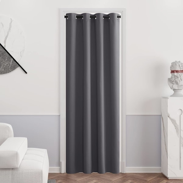 Blackout Soverom Gardin 1 Stykke 140x244 CM Termiske Gardiner,Isolasjon Stuegardiner,med Øyeblikk 64*183CM