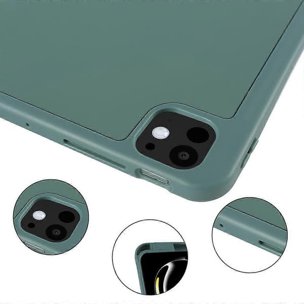 Skyddsfodral för iPad Pro 13 (2024) Tri-Fold Ställ PU Läder Tablet Cover