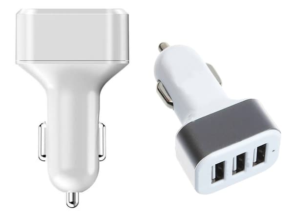 Biladapter / USB-adapter til bilen - 12-24V