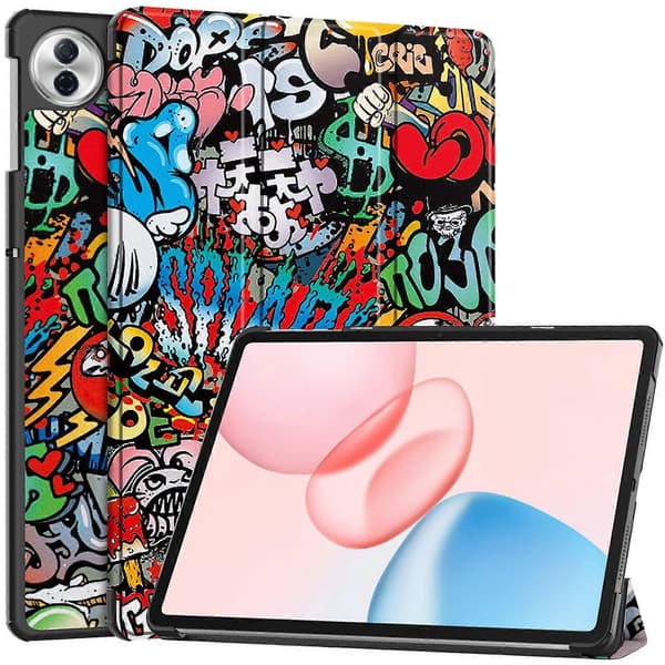 Fodral för Honor Pad 10 Mönstertryck Läderställ Tablet Skydd