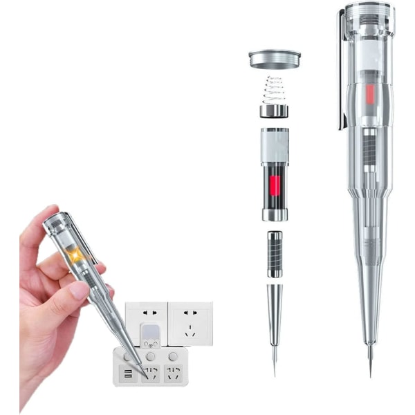 Reaktanstestpenna, 70-250V vattentät spänningstestare induktionselektrisk penna, reaktanstestpenna (1 st)