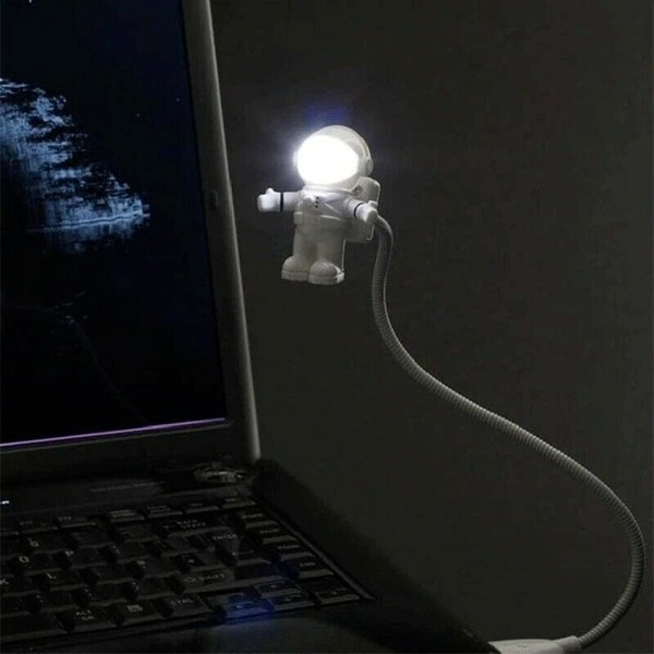 Creative Spaceman USB bordslampa Nattljus Modestudie Läsning Fixerbart baby