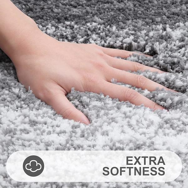 Luksuriøse badeværelsestæpper, ultra-bløde og absorberende mikrofiber badekar tæpper, skridsikre plys badeværelsestæpper,