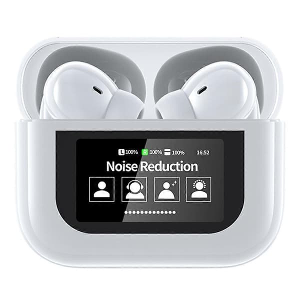 Typ B YW07 Bluetooth In-Ear Headset Trådlösa Hörlurar med Touch Screen Laddningsfodral