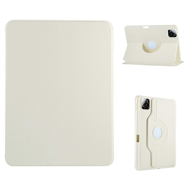 Fodral för Xiaomi Pad 7 Pro/Pad 7 Ställ Läder Tablettskydd - Vit