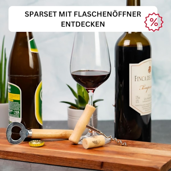 Multifunktionell burköppnare, vinflasköppnare