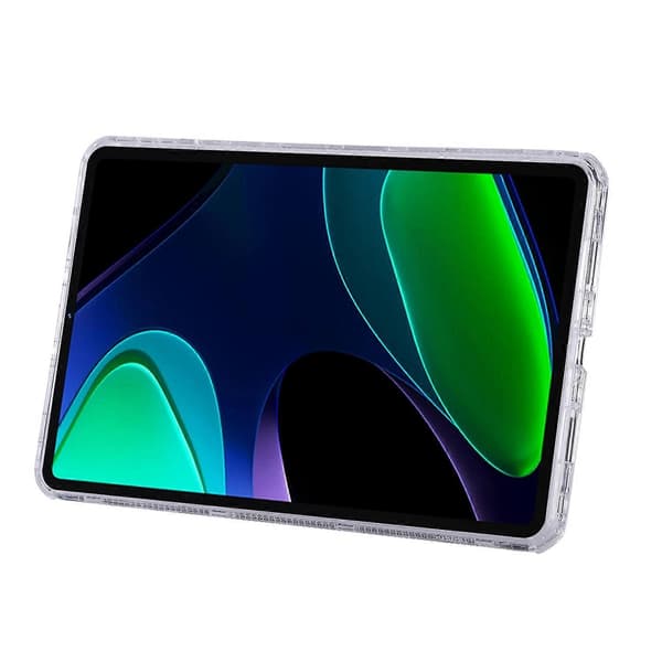 Klart deksel til Xiaomi Pad 6, 3 i 1 PC+TPU støtsikkert nettbrettdeksel