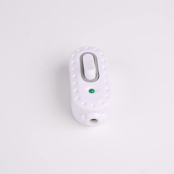 Bipolar bryter, 6 stk. 6A Kompakt plast På/Av vippebryter Led In-Line ledningslysbryter med indikatorlys