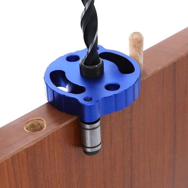 Døvleboringsguide, 2,75 tommer aluminiumslegering 3-huls borbitguide jig positioner locator håndboremaskiner