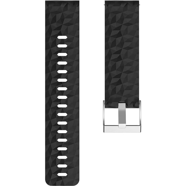 Kompatibel med rem kompatibel med Suunto 9/7 / D5i / TRAVERSE/Spartan Sport Watch Band, ersättningsjusterbart armband i silikon