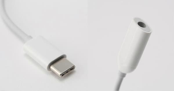 XIAOMI OEM USB Type-C til 3,5 mm lydadapterkabel - Hvit