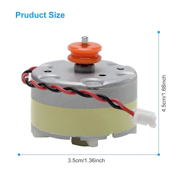 Motor Elektrisk Motor, LDS Lidar Laser Afstandssensor Metal Elektrisk Motor til Xiaomi Roborock S50/S51/S55, Mini Støvsuger Reservedele Gratis Størrelse