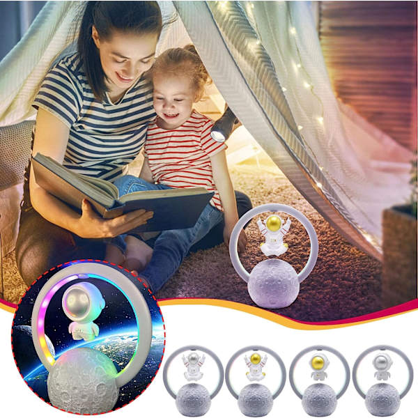 Magnetisk Levitations Bluetooth-högtalare Astronaut Hem Kreativ Mini Radio Utomhus Trådlös Subwoofer