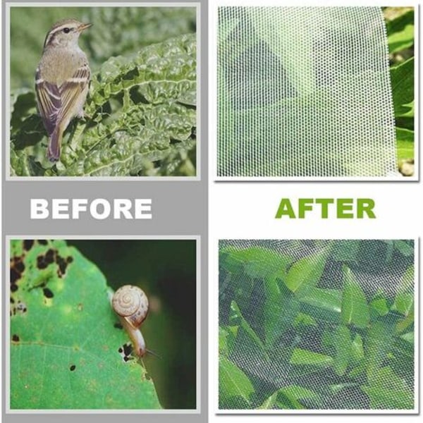 Anti-insektsnät, Plant Anti-insektsnät, Blomskyddsnät, Grönsaksskyddsnät, Trädgårdsnät Grönsaksnät, Trädgårdsnät