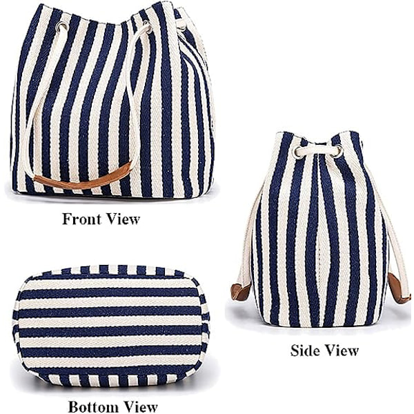 Kvinners Lerrete Sommer Tote Vesker Liten Medium Strandveske Skulder Bag Daglig Arbeids Håndveske