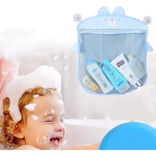 2 stk. Baby badelegetøj net organizer, badeværelse legetøjs opbevaringspose