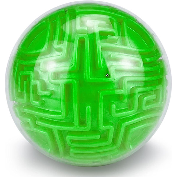 3D Gravity Memory Order Maze Ball Pedagogisk Leksak Present Barn Vuxen-Utmaning Spel Älskare Liten Boll Hjärngympa Spel (Grön)