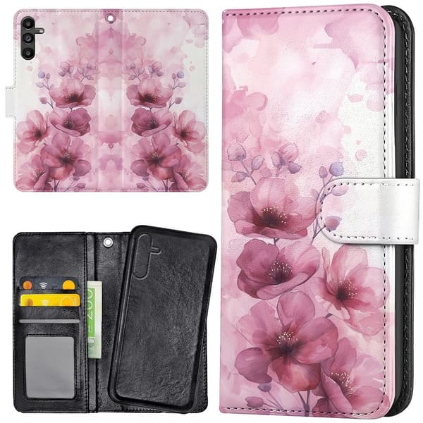 Samsung Galaxy S26 Plus - Lommebokveske/Etui Blomster