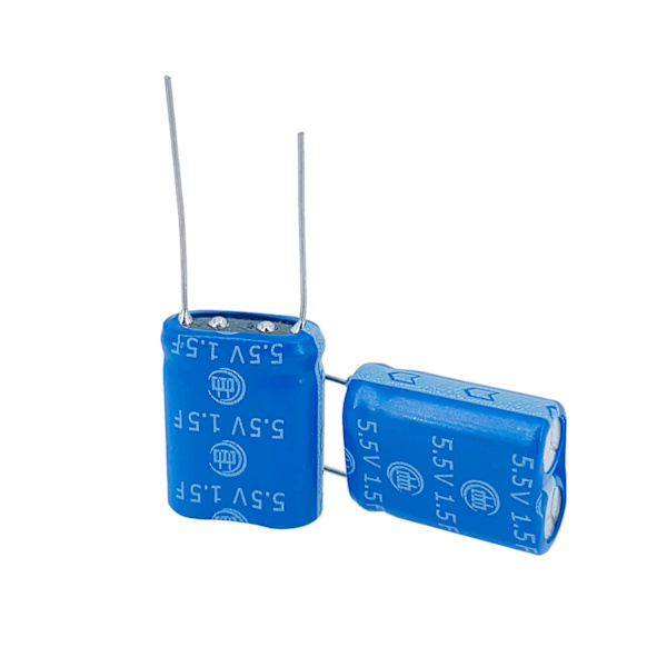 2 kpl 8.5X17X21mm Superkondensaattori 5.5V 1.5F Super Farad -kapasitanssi Käämitystyyppinen energian varastointi ajoneuvon varmuuskopiointiin 1.5F