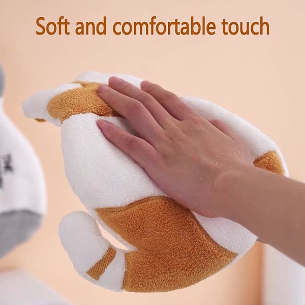 Køkken og badeværelse dekorative håndklædesæt, Chenille hængende håndklæde mikrofiber plys