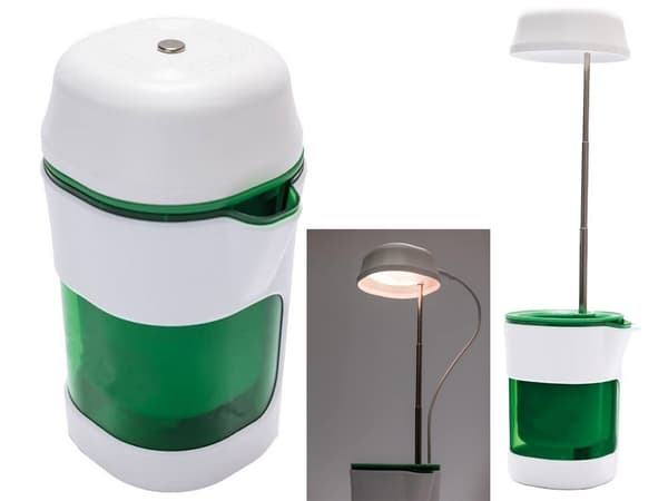 Plantevækstpanel lampe 6 LED 4 UV selvvandende potte