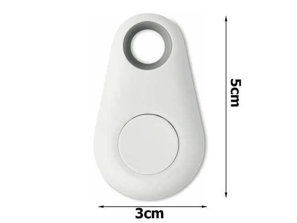 Avaimenperä puhelimen avaimen paikannin bluetooth-avaimenetsin signaalilähetin white