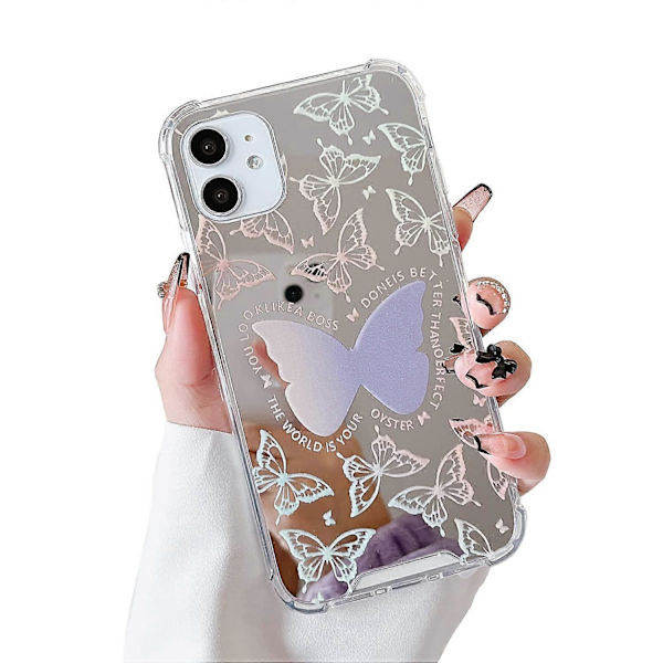 Kompatibel med iPhone 12 / iPhone 12 Pro Cover - Lilla