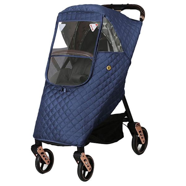 Vinter Baby Stroller Cover, Universal Stroller Vindskjerm Regn Cover for å Holde Varmt om Vinteren